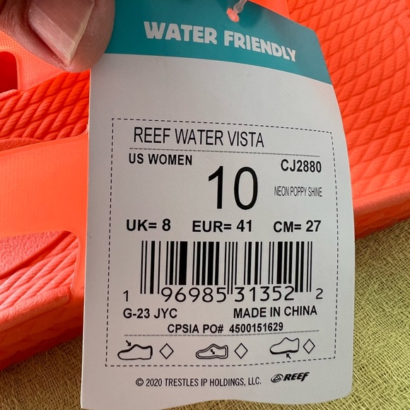 Reef Women's Sandals - Bright Orange - Picture 9 of 15